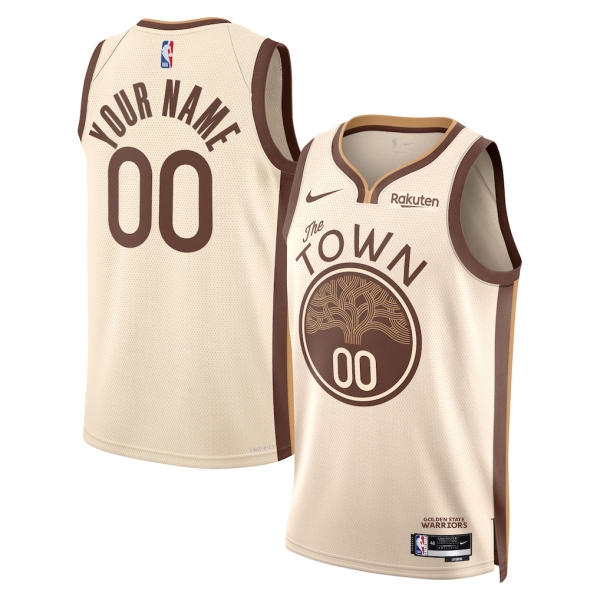 Golden State Warriors Trikot Benutzerdefinierte Nike 2025-26 City Edition Weiß Swingman - Herren Golden State Warriors Trikot Benutzerdefinierte Nike 2025-26 City Edition Weiß Swingman - Herren